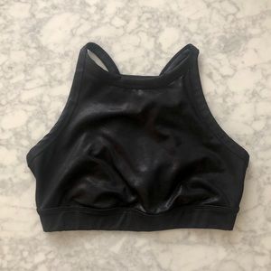 Joy lab high neck black sports bra: size small